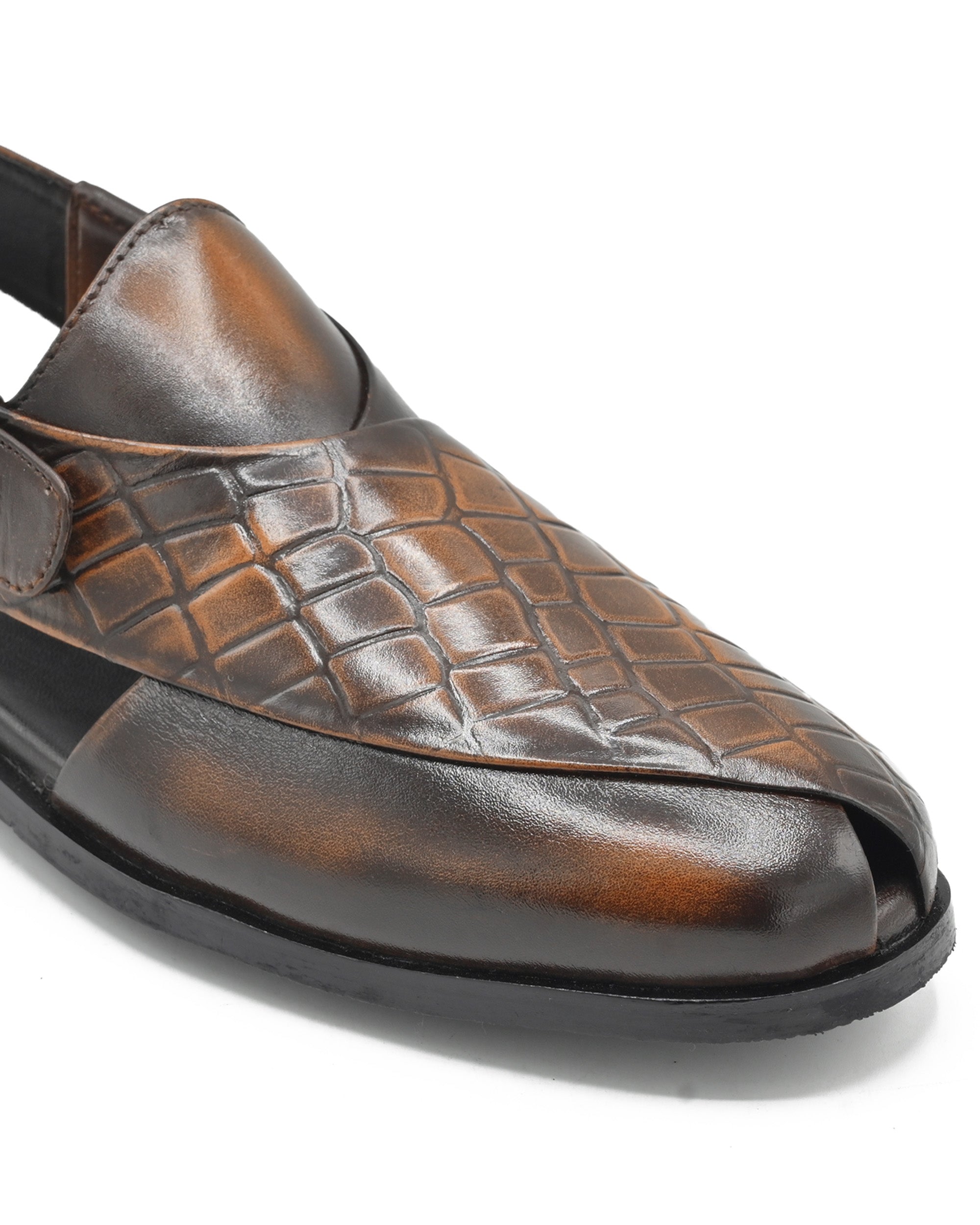 JF-4567-BRN-PESHAWARI SANDAL