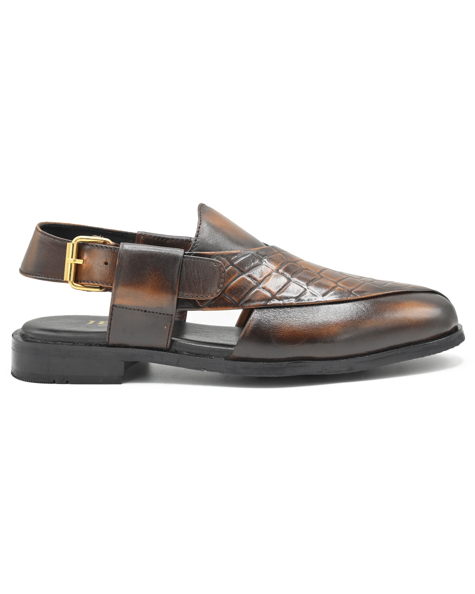 JF-4567-BRN-PESHAWARI SANDAL
