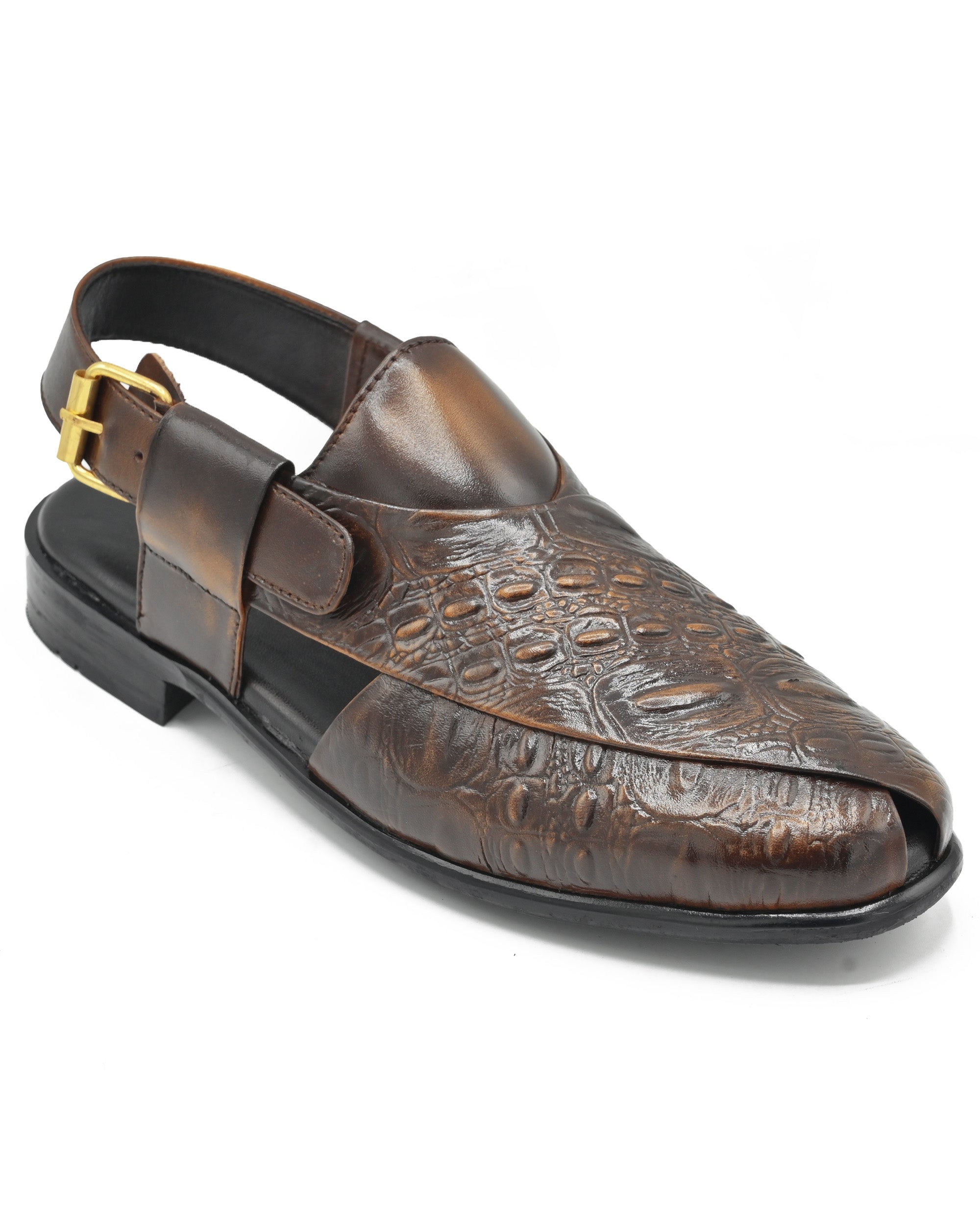 JF-4563-BRN-PESHAWARI SANDAL